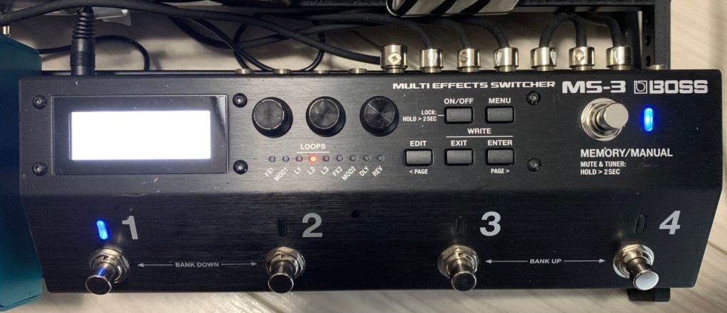 MS-3 Multi Effects Switcher boss vemuram