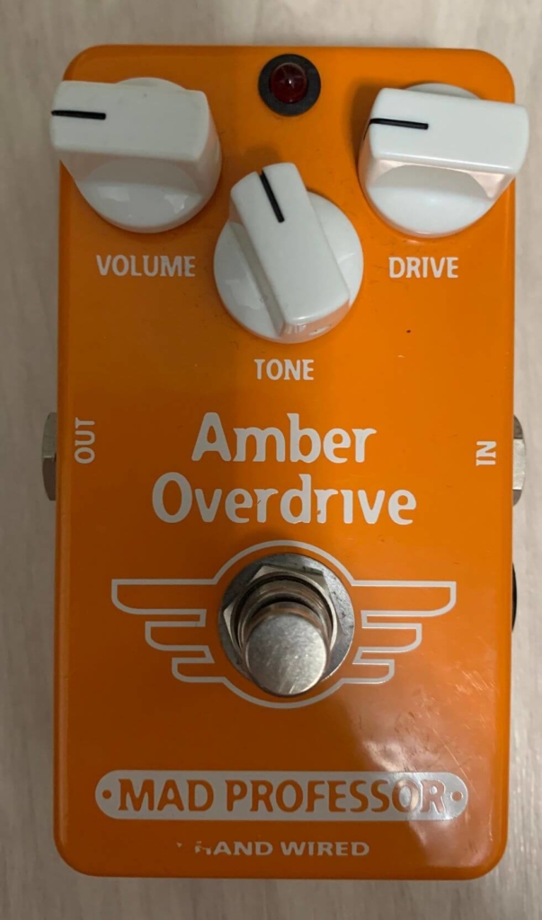 【ハードロックに最適】Mad Professor Amber Overdrive HW レビュー