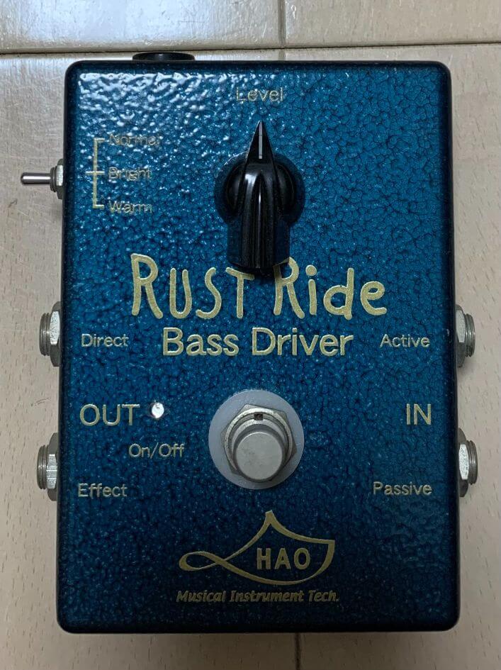 高知インター店】 HAO RUST Ride BassDrive ベース用歪みペダル ギター 