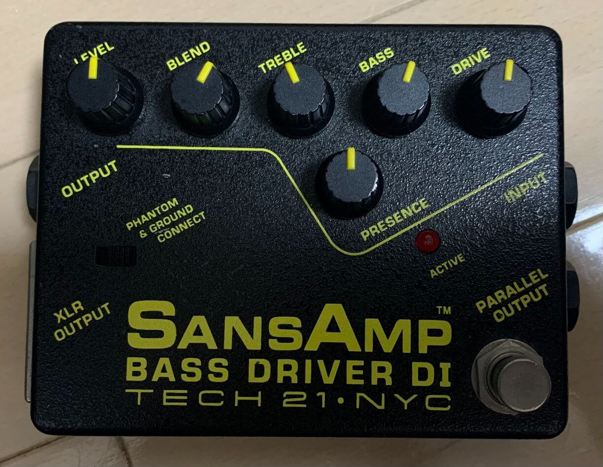 年代の割に綺麗な方だと思いますSANSAMP BASSDRIVER DI - ギター