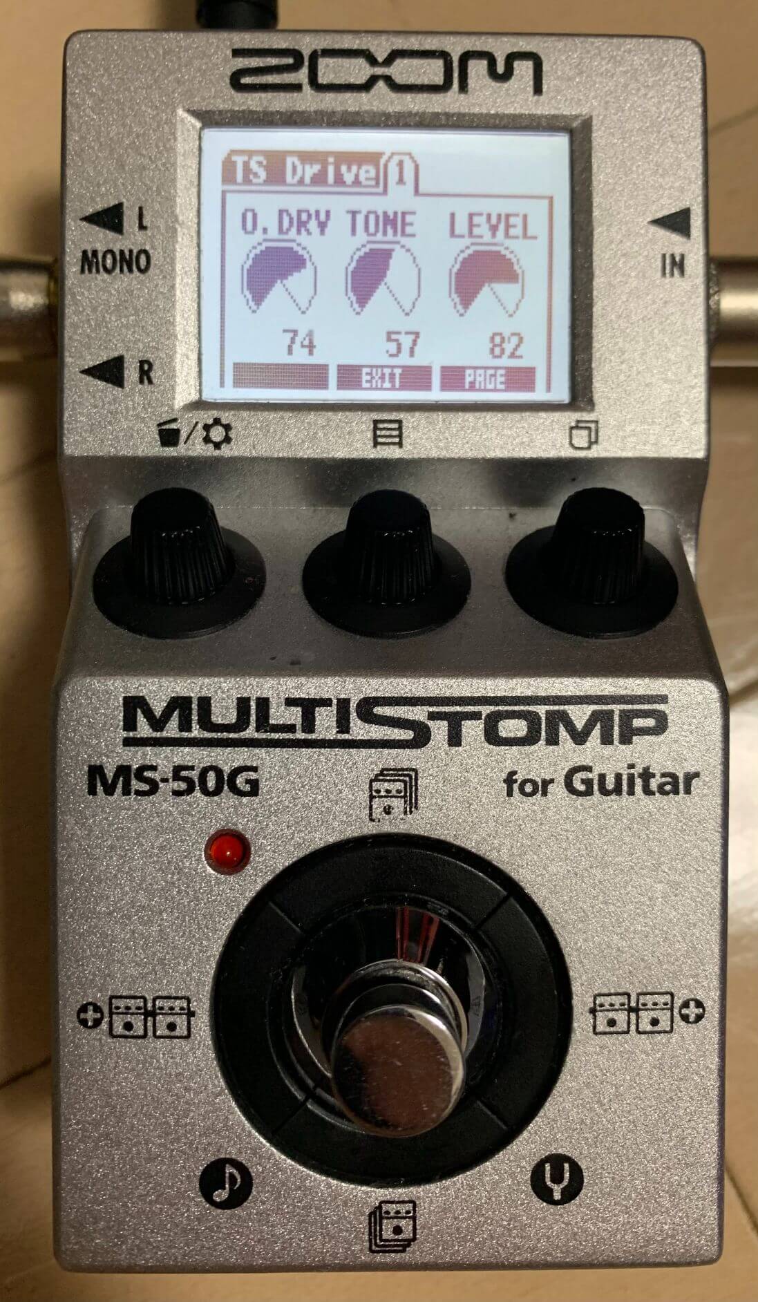 小型マルチエフェクター】ZOOM MS-50G MULTISTOMP レビュー