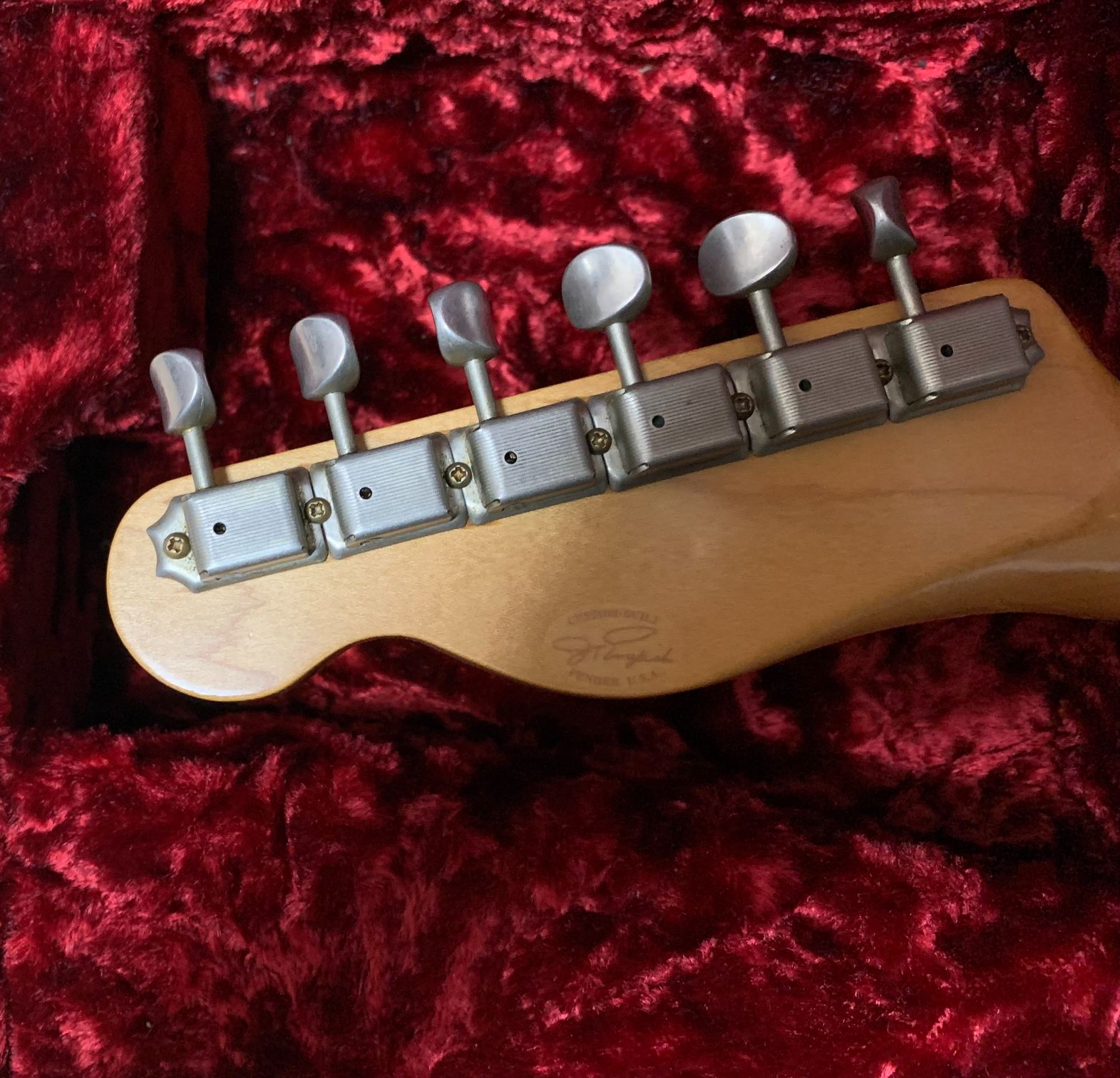Fenderビルダーサインブックエンド テレキャスター実物ボディ同
